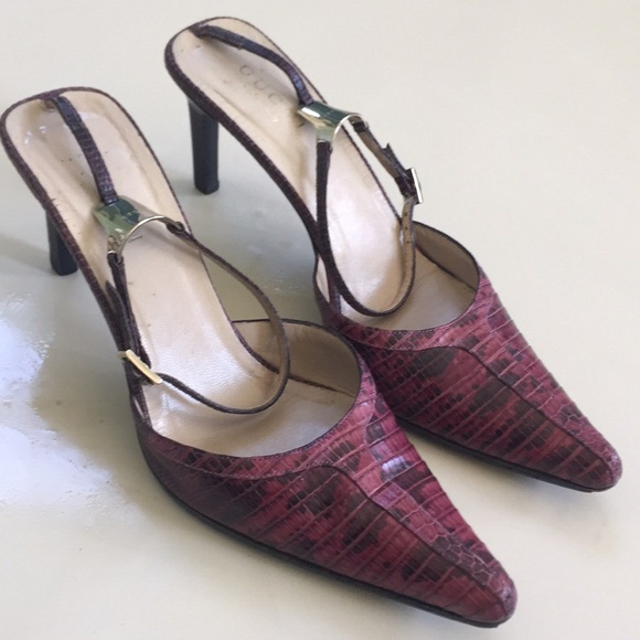 Gucci Two Tone Authentic Heels Comes With / COA - Picture 1 of 6
